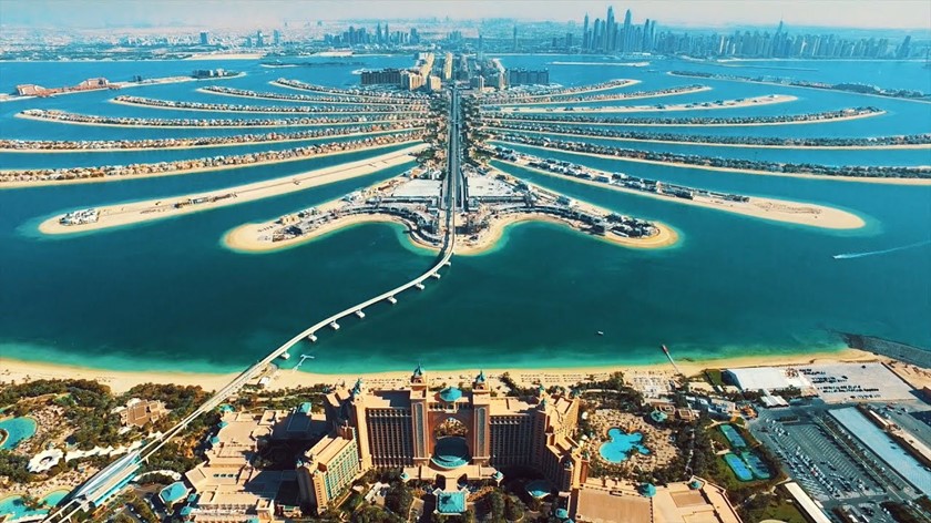 Пальма Джумейра в Дубае: туры в Дубай из Астаны